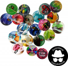 Набір презервативів One Асорті 20 шт