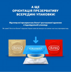 Презервативи DUREX Classic латексні з силіконовою змазкою З шт.