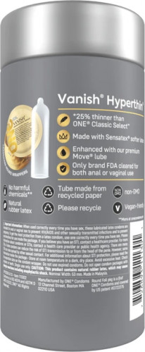 Презервативи One Vanish 12 шт