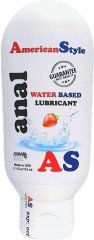Лубрикант AmericanStyle AnalWaterBasedLubricantStrawberry Анальний на водно-силіконовій основі Полуниця 115 мл