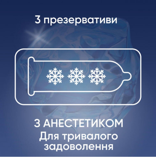 Презервативи CONTEX Long Love з анестетиком, 3 шт.