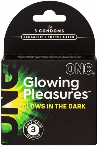 Презервативи One Glowing 3 шт