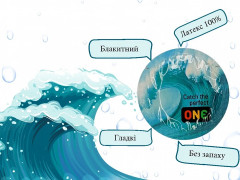 Презервативи One Catch The Perfect Color Sensations Блакитні 5 шт у кейсі