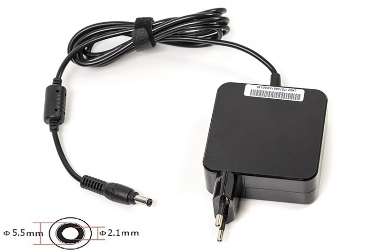 Блок питания для ноутбуков PowerPlant ACER 220V, 19V 65W 3.42A (5.5*2.1) wall mount