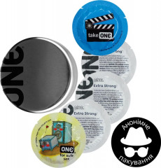 Презервативи One Extra Strong Суперміцні 5 шт у кейсі