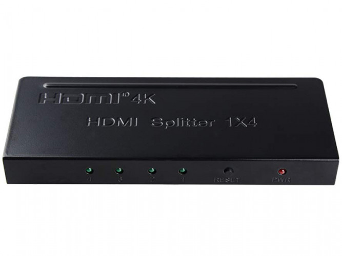 Сплиттер PowerPlant HDMI 1x4 V1.4, 4K (HDSP4-M)