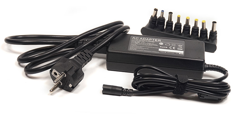 Универсальный блок питания для ноутбуков PowerPlant 220V, 15-24V 90W 6A