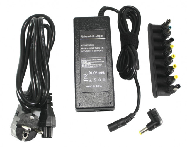 Универсальный блок питания для ноутбуков PowerPlant 220V, 15-20V 120W 10A