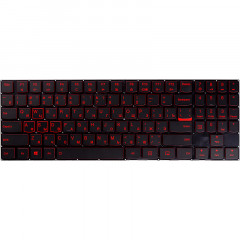 Клавиатура для ноутбука LENOVO Legion Y520, R720 черный, подсветка
