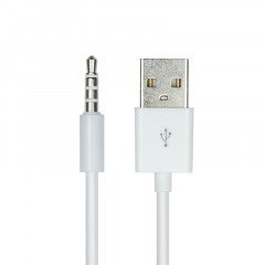 Кабель-переходник PowerPlant USB AM - 4pin Jack 3.5мм для iPod Shuffle, 0.15 м