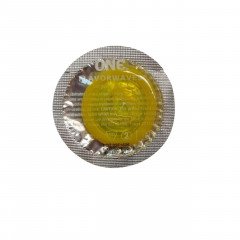 Презерватив One Flavor Waves Банановий спліт Жовтий 1 шт