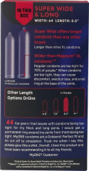 Презервативи My ONE Super Wide & Long 10 шт