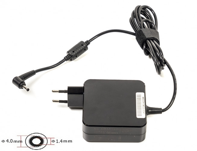 Блок питания для ноутбуков PowerPlant ASUS 220V, 19V 65W 3.42A (4.0*1.35) wall mount