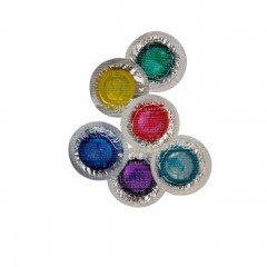 Презервативи One Flavor Waves Ароматизовані Різнокольорові 6 шт