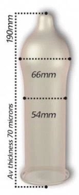 Презервативи Pasante Regular з сильно розширеною голівкою 6 шт