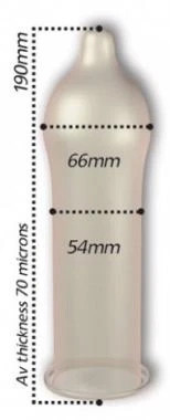 Презервативи Pasante Regular з сильно розширеною голівкою 3 шт