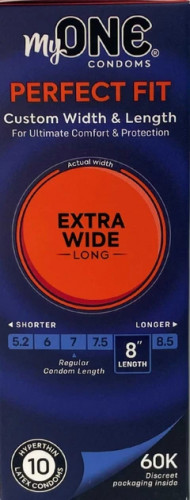 Презервативи My ONE Extra Wide & Long 10 шт