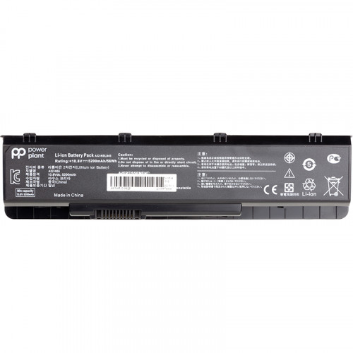 Аккумулятор PowerPlant для ноутбуков ASUS N55 Series (A32-N55) 10.8V 5200mAh