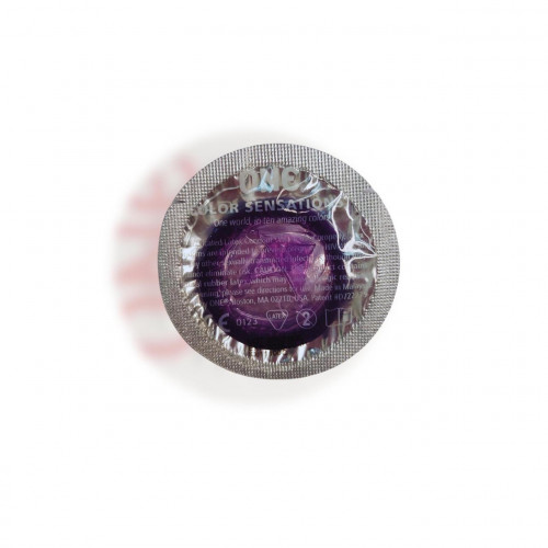 Презерватив One Pick Color Sensations Фіолетовий 1 шт