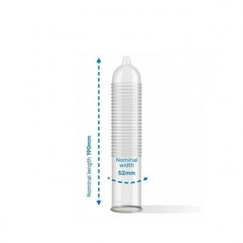 Презервативи Pasante Ribbed Ребристі 3 шт
