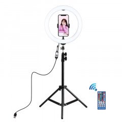 Кольцевая USB RGBW LED лампа Puluz PKT3043 10" + штатив 1.1 м