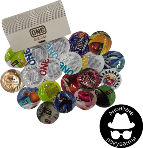 Набір презервативів One Special 20 шт у дерев'яній скриньці L